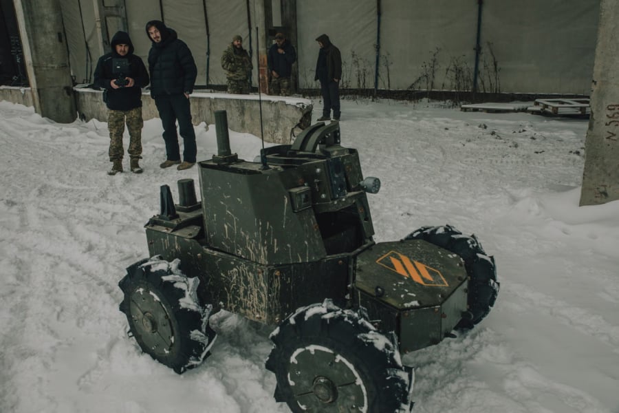 Ukrainian War Robots, Drones Hit Front Lines, Testing Russia’s Firepower