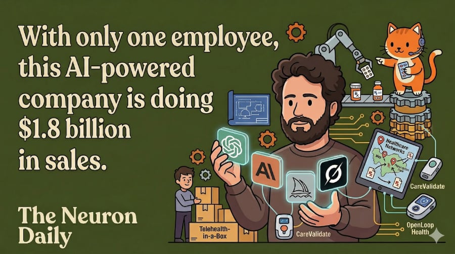 Man Turns $20K and AI Tools Into a $1.8B Telehealth Business