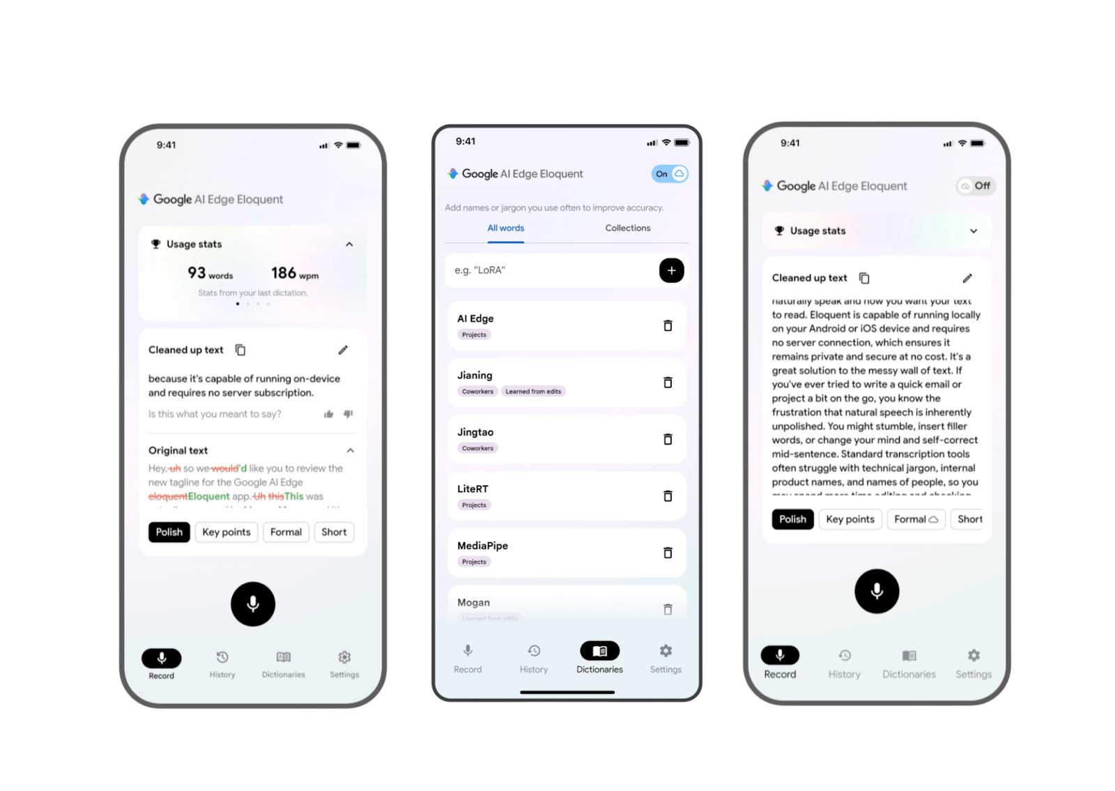 Google Launches Free Offline AI Dictation App